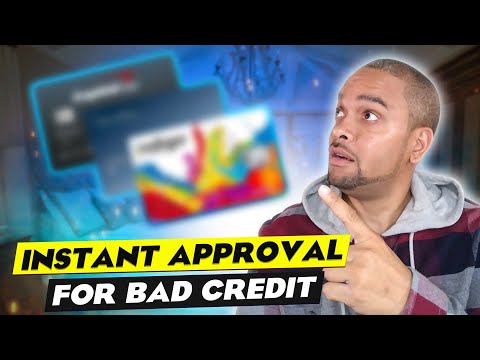 Best 3 Credit Cards With Instant APPROVAL For Bad CREDIT